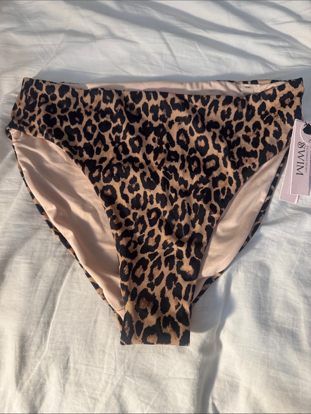 Victoria's Secret Swim Leopard Print Bikini Bottom - Brown & Black